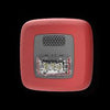 Gentex GHSPR fire alarm system sensor with integrated alarm and control panel, mounted on wall showing digital display and wiring.