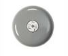 Edwards 439D-10AW fire alarm with white plastic casing and test button, mounted on a wall for fire safety detection.