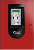 Kidde FX-64R-2 fire alarm detector mounted on ceiling, with white plastic housing and test button, designed for residential safety.