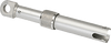 Edwards 1500-7 door holder mounted on a door, showcasing durable metal construction and wall bracket for secure door holding