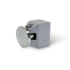 Edwards CS2598-5 door holder in black metal with mounting hardware, designed for door security and hold-open functionality.