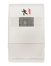 Kidde EG1F-P fire alarm with smoke and carbon monoxide detection, mounted on a ceiling in a home setting.