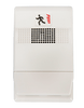 Kidde EG1F-P fire alarm with smoke and carbon monoxide detection, mounted on a ceiling in a home setting.