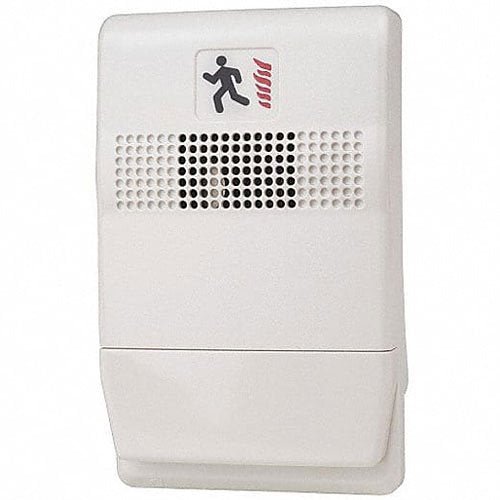 Edwards EG1-P fire alarm detector with visible sensor and mounting bracket, designed for building safety and fire detection.