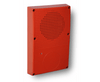 Edwards WG4RN-H horns, industrial sound horns from Edwards, mounted on equipment for loud alert signaling.