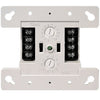 Kidde FX-IDC2B smoke detector mounted on ceiling, black and white design, with test and hush buttons visible.