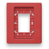 Kidde EG1TR smoke and carbon monoxide detector mounted on wall, black and white design for home safety.