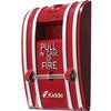 Kidde FX-270 fire extinguisher mounted on a wall, portable safety device with red body and pressure gauge for fire safety.