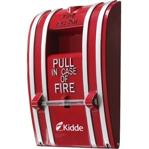 Kidde K-270-SPO fire alarm with sensor, mounted on wall, showing safety features and brand label.