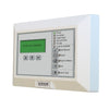 Kidde K-RLCD-C-2 fire alarm with digital display, mounted on ceiling, showing sensor and alert indicators.