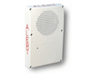 Edwards WG4WA-S speaker with black enclosure and mounting bracket, designed for professional audio installation.