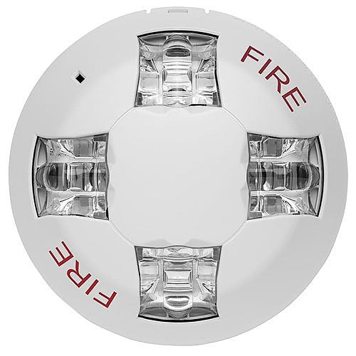 Edwards EGCVWF strobe light with Jem Systems Canada branding, showing a compact, industrial-grade warning strobe device.
