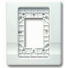 Edwards EG1T horn strobe alarm with red housing and mounting bracket, designed for emergency notification systems.