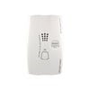 Macurco CM-E1 carbon monoxide sensor with digital display, mounted on a wall for home or commercial air quality monitoring