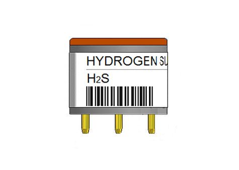 Macurco H2S sensor detects hydrogen sulfide gas, featuring a compact design with digital display for safety monitoring.