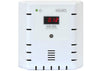Macurco CD-6G gas detector sensor with digital display, mounted on wall for indoor air quality monitoring.