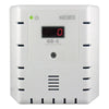 White Macurco GD-6 gas detector with digital display and sensor, designed for indoor air quality monitoring and safety.