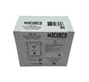 Macurco OX-12 gas detector sensor with digital display and control buttons, designed for indoor air quality monitoring.