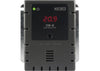 Macurco OX-6 gas detector installed in a commercial setting, with a compact design and digital display for monitoring gas levels.