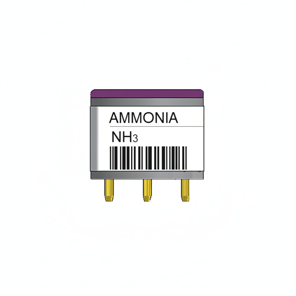 Macurco AM Sensor for gas detection, mounted on wall, with digital display and sensor components visible.