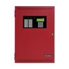 Mircom FX-3318 security alarm panel with keypad and interface buttons, used for building security management.