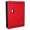 Mircom ULC INX-10A fire alarm sensor with red indicator light, mounted on wall, in a commercial setting