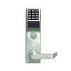Napco PDL6600CRL/26D digital lock with keypad and handle for secure access control on a door.