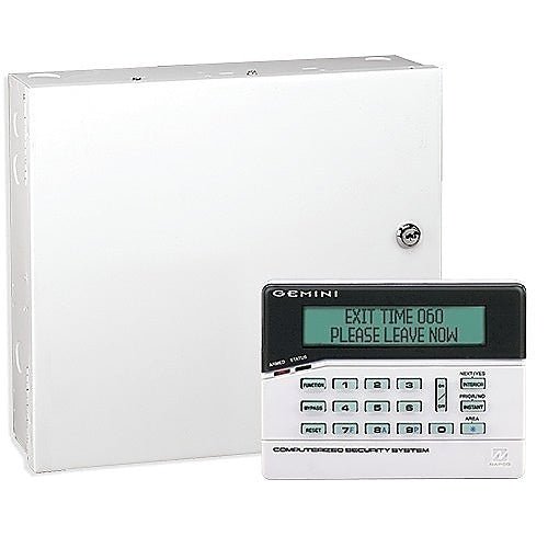 Napco 816PREMPAK system with electrical components and wiring for security or alarm installation.