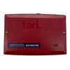 Napco SLE-LTEAI-FIRE alarm system with fire and security sensors, mounted on a wall in a modern home.