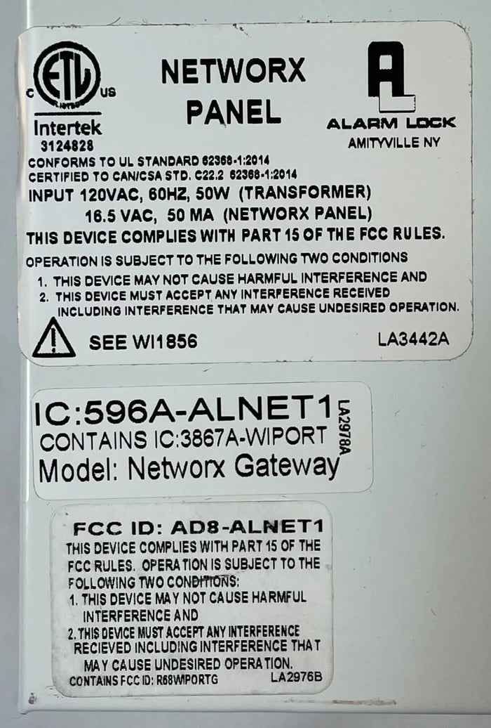 NapcoNETWORXPANEL
