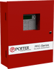 Potter PFC-6006-R Jem Systems Canada fire protection control panel with digital display and buttons.