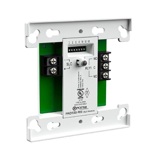 Potter PAD100-RM Jem Systems Canada wireless keypad with numeric keypad and function keys for security access control.