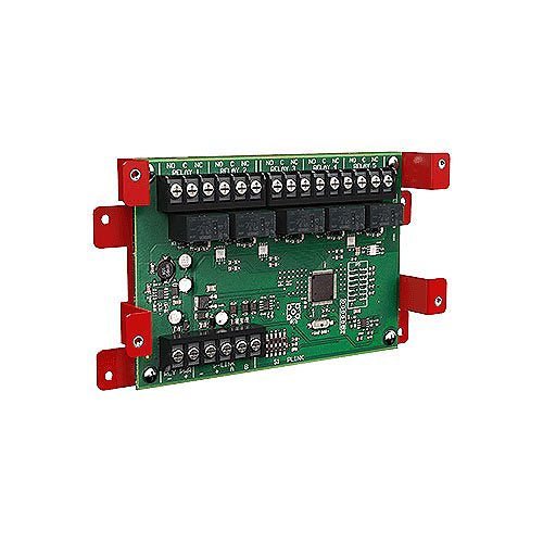 Potter RLY-5 relay switch with black casing and wiring terminals, used in electrical control systems.