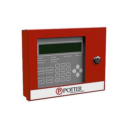 Potter RA-6500 Jem Systems Canada electronic device with display screen and control buttons on a white background.