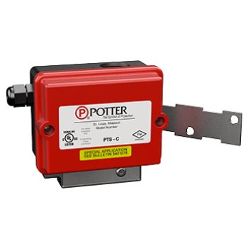 Potter PTS-C Jem Systems Canada electronic pressure switch with digital display and control buttons on a white background.