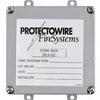 Protectowire ZB-5-QC fire detection cable by Protectowire, shown installed in a commercial setting with protective jacket and connection points.