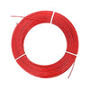 Protectowire PHSC-356-XCR-M linear heat detection cable installed in a commercial setting, highlighting its protective coating and flexible design.