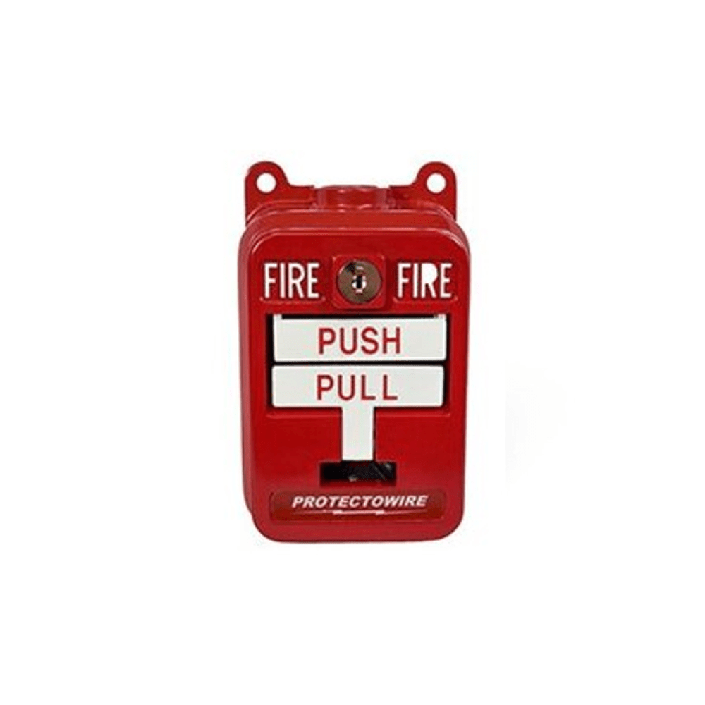 Protectowire SGX-32SK1 fire detection cable with protective jacket, shown in a close-up view for safety and durability.