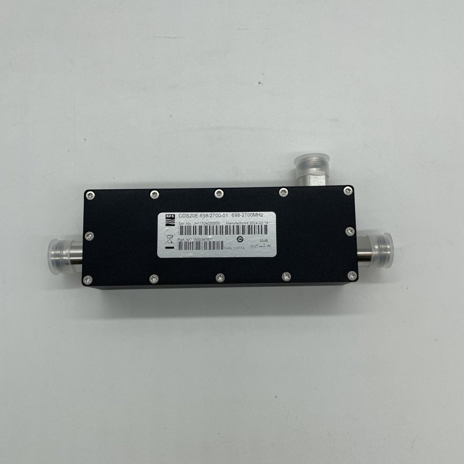 RFS Technologies CDS20E-698/2700-01 electronic component with circuit board and connectors, detailed close-up image