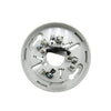 Kidde KI-SB smoke and carbon monoxide detector mounted on a ceiling, white plastic housing with electronic sensor components.