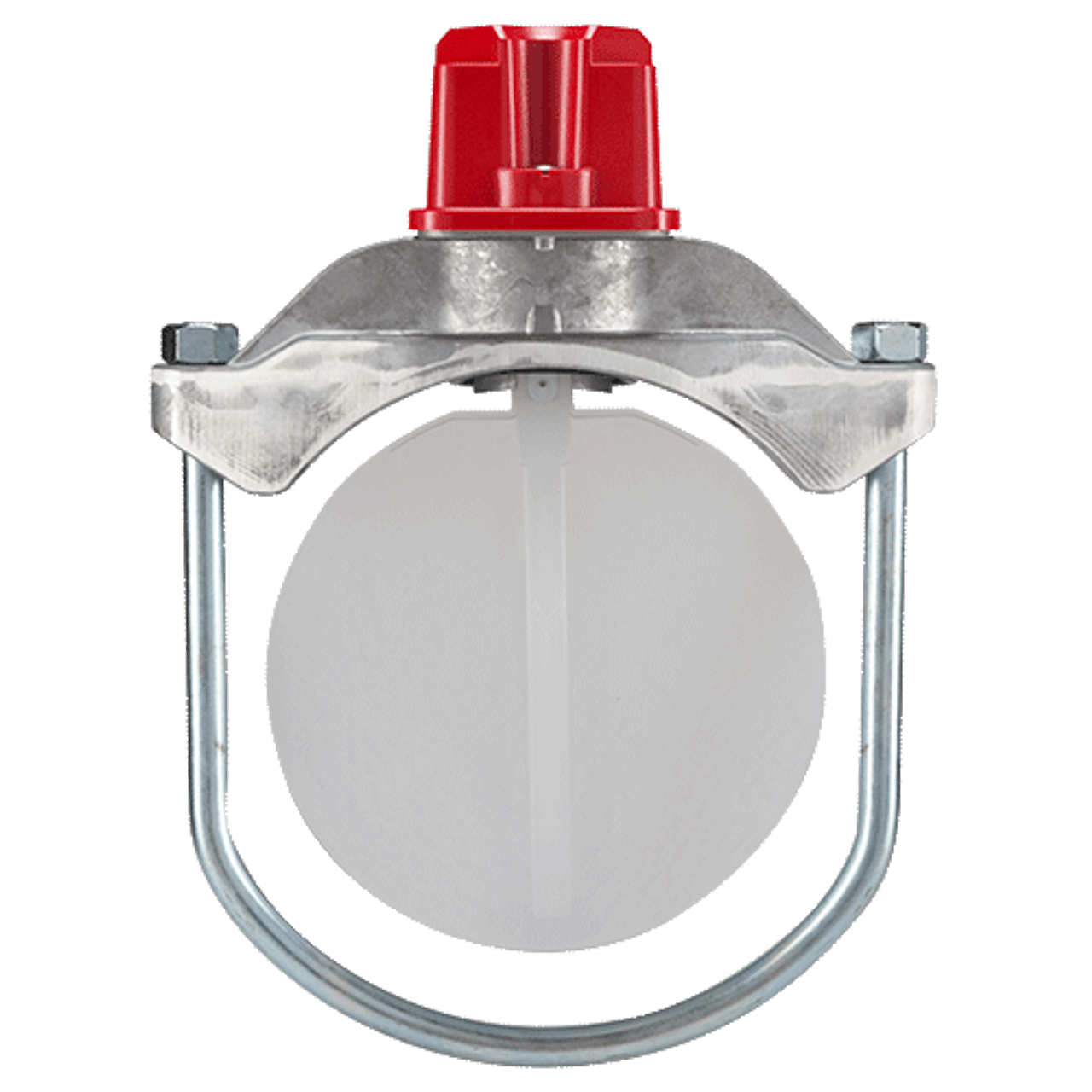 System Sensor WFD80N fire alarm smoke detector with adjustable sensor head and mounting base, installed on ceiling.