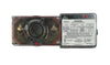 Siemens FDBZ492 duct detector installed in HVAC system, showing sensor and wiring connections for fire and smoke detection.