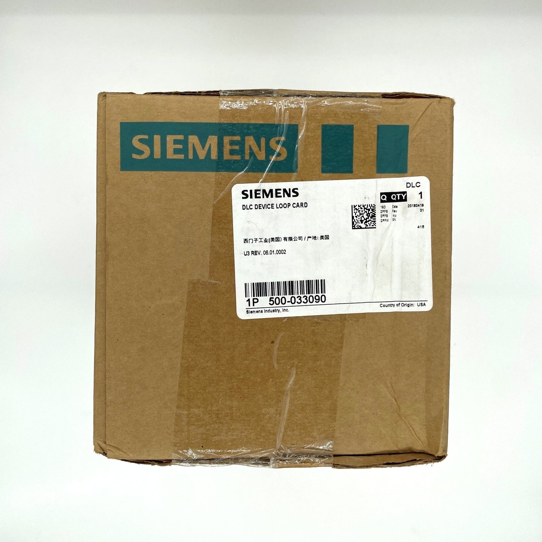 Siemens Fire Alarm DLC system sensor with wiring and mounting components for fire detection and safety.