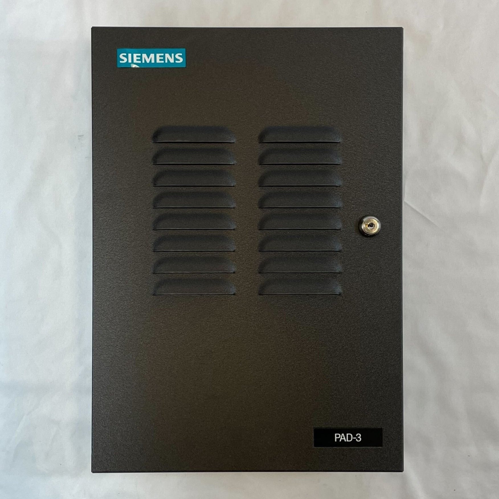 Siemens EN-PAD fire alarm system sensor with control panel and wiring, designed for fire detection and safety.