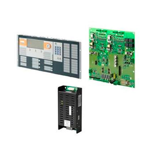 Siemens FC922-UE fire alarm sensor, part of fire alarm system, with electronic components and mounting hardware visible.