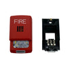 Siemens fire alarm sensor, part of the SL2HSWR-F system, with visible sensor components and wiring for fire safety detection.