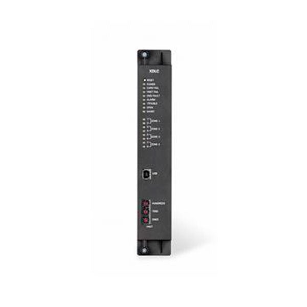 Siemens XDLC fire alarm system with control panel and wiring, designed for building safety and emergency notification.