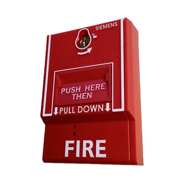 Siemens XMS-D fire alarm sensor with system-sensor-ulc-znac-ps design, mounted on a wall for safety detection.