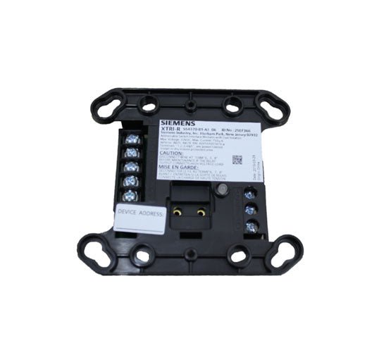 Siemens XTRI-R relay shown in an image, featuring its compact design and electrical contacts, used for industrial automation.