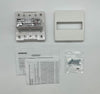 Siemens ST-CMC-CW-MNS-ALERT strobe light with warning alert device, mounted on a wall for safety indication.